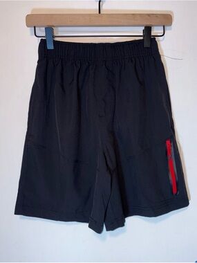 Tec-One Explorer Men's Small Hiking 7" Shorts Black Lightweight, Zip Pockets NWT